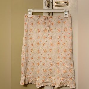 Dainty Floral Slip Skirt